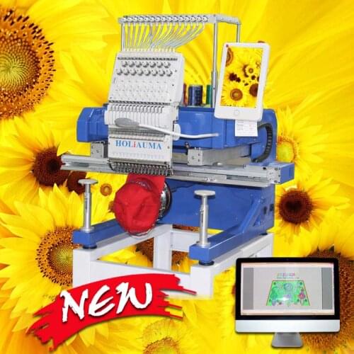 HOLiAUMA automatic single head computer embroidery machine computerized embroidery machine price