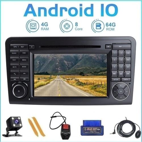 ZLTOOPAI 4Core 2GB/16GB Android10 For Mercedes-Benz GL ML CLASS W164 X164 ML350 ML450ML500 GL320 GL450 Car Multimedia Player