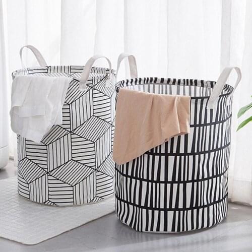 Large Capacity Foldable Clothing Holder Laundry Basket Storage Bag Organizer Dirty Clothes Kids Toys Storage Basket