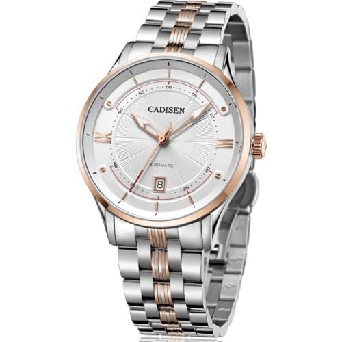 Cadisen new Seiko movement nh35a sapphire Roman digital fashion luxury watch low price promotion