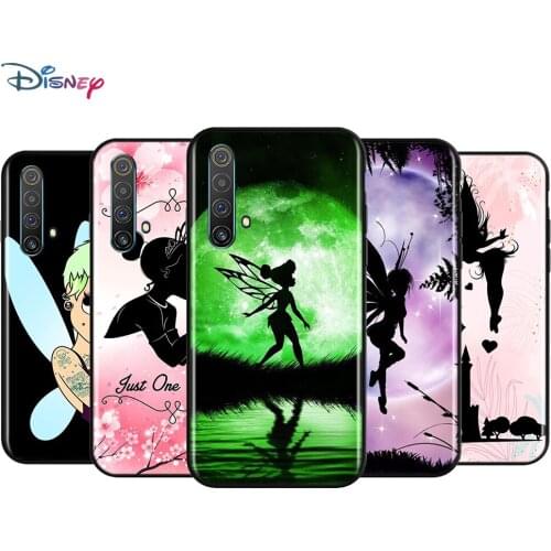 Black Soft Cute Wendy Tinkerbell For Realme 7i Global C2 C3 C11 C12 C15 C17 X2 X3 Superzoom X50 XT Q2 Q2i Pro 5G Phone Case