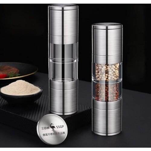 Home pepper grinder for hand grinding bottle of pepper powder black pepper Chinese prickly ash sea salt salt and pepper grinder