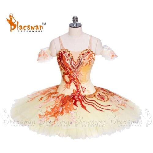 Firebird Ballet Costume Professional Pancake Tutu Girl Ballet Tutu Dress BT910 Ballerinas Fire Bird Variation Outfit YAGP Tutu
