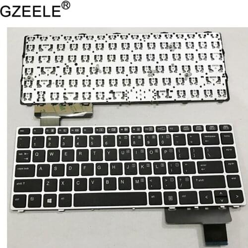 Laptop accessories English Laptop keyboard for HP EliteBook Folio 9470M 9470 9480 9480M 702843-001 US Replace Keyboard Silver
