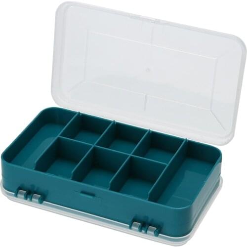 Bait Lure Hooks Box Plastic Storage Container Fishing Components Fishing Gear for Outdoor Fishing Portable Accessories