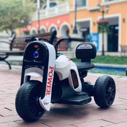 Easy To Drive Electric Motorcycle Rechargable Baby Toy Car Can Sit Remote Control Large Tricycle Bike For 1-4 Age Boy And Girls