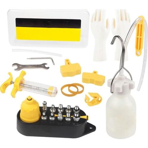 1Set Road Bike Mountain Bicycle Disc Oil Brake Oiling Oiler Tool Set Kit Universal Oil Dish Oil Change Tools