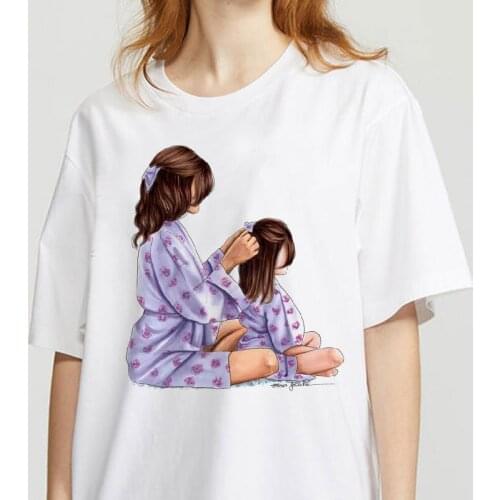 Princess Kawaii Harajuku T Shirt Women Ullzang Cute T-shirt Funny Parents Graphic Tshirt Short Sleeve Funny Girls Tshirt