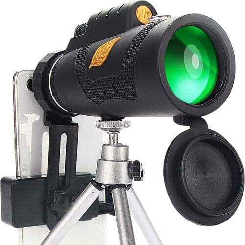 12x Monocular Telescope Magnification 50mm Telescope High Definition Waterproof for Hiking Camping Bird Seeing