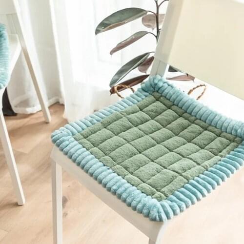 Non-slip Soft Thicken Cushion Tie on Seat Square Chair Pad Dining Room Kitchen Decor Outdoor Garden Sofa Buttocks Cushion Mat