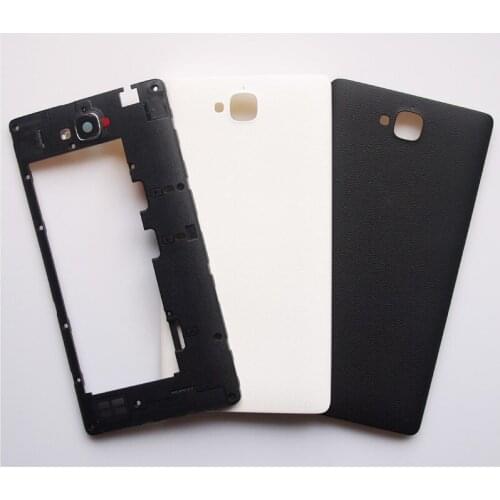 BaanSam New Middle Frame Battery Door Back Cover Housing Case For Huawei Honor 3c With Antenna+Camera Lens