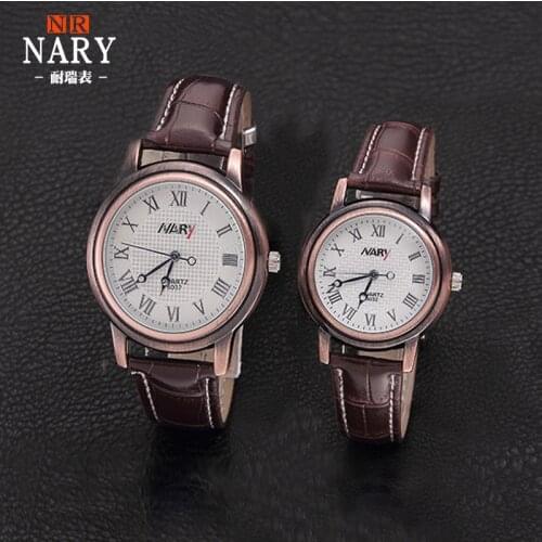 New watch fashion student watch female Korean version simple trend ladies belt watch couple watch