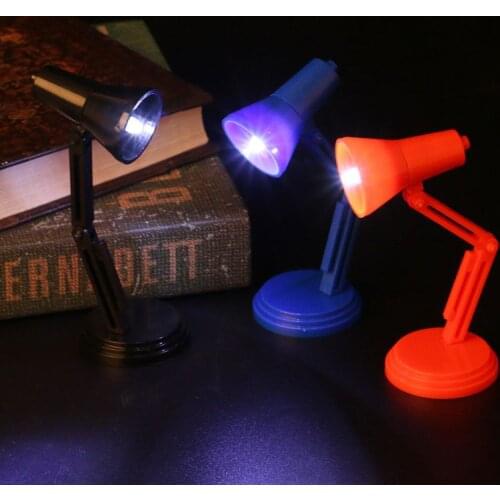 New 1:12 Dollhouse Miniature Lamp LED Light Furniture Toy Dolls Pretend Play
