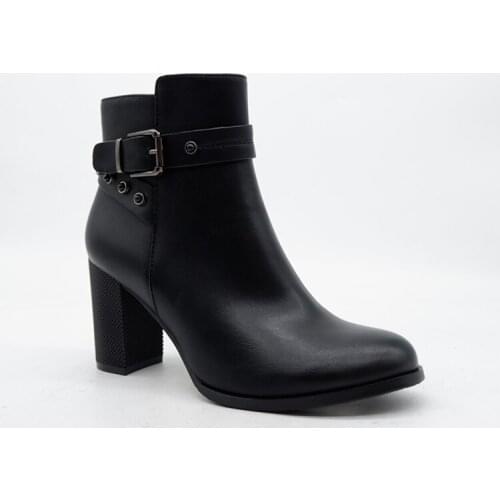 Belt buckle round head casual Martin boots college short boots trend personality fashion British style metal belt buckle women