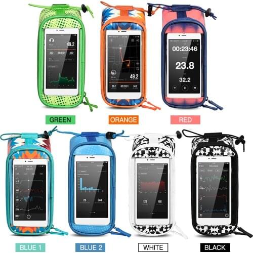 Touch Screen Cycling Bag Waterproof Front Frame Top Tube Bicycle Pouch Hard Shell Large Capacity Cycling Front Storage Bag