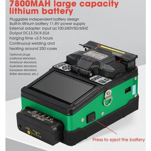 COMPTYCO A-81S Automatic Intelligent Optical Fiber Fusion Splicer FTTH Optic Fiber Welding Splicing Machine Tools New product