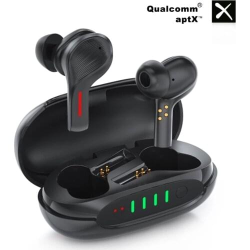 TS9 Wireless Earbuds Bluetooth 5.0 QCC3020 Chip ENC Noise Reduction Earphones Dual MIC HD Call HIFI Stereo Sport Headset