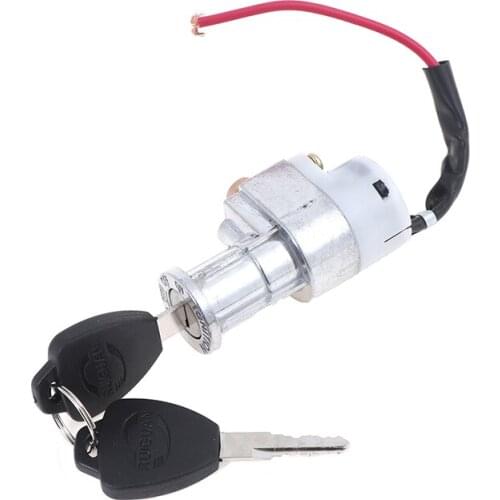 High Performance Universal Battery Chager Mini Lock with 2 keys For Motorcycle Electric Bike Scooter E-bike Electric Lock