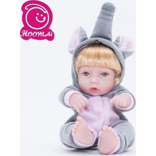 10" 25CM Hot Sale Bebe Reborn Baby Doll Toy Newborn Full Vinyl Body Silicone Stuffed Realistic Doll Birthday Christmas Gifts