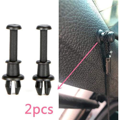 2 Pcs Car Trunk Buckle Boot Trunk Parcel Shelf Tray Strap String Clips Hook for Volkswagen Tuyue Tuang Mingrui Automobile Parts