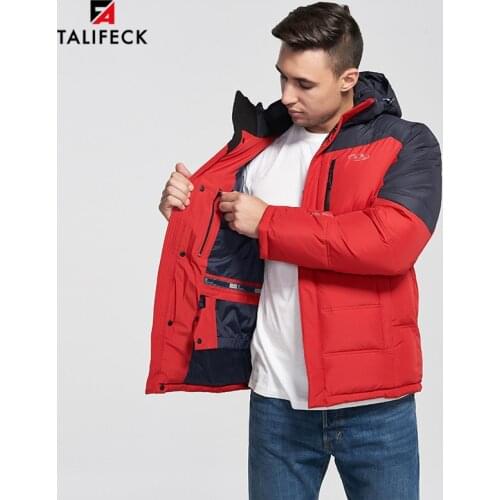 2021 New Men Winter Jacket Warm Cotton Winter Coat Patchwork Padded Jacket Parka Men Thick Overcoat Detachable Hood Russian Size