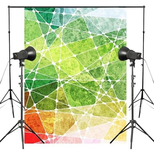 5x7ft Abstract Colorful Art Photography Backdrop Wallpaper Irregular Grid Background Studio Props Wall