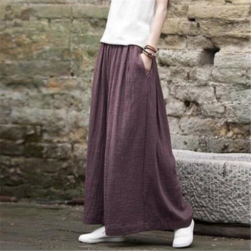 Spring Summer Big Size Womens Fashion Casual Loose Comfortable Wild Leg Elastic Waist Women Pant 2019 Plus Size 5XL/6XL Black