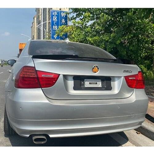 CEYUSOT For BMW 3 Series E90 4door Sedan Spoiler Wing 2005-2012 318i 320i 325i Car Trunk Rear Lip ABS Tail Fin Refit Accessories