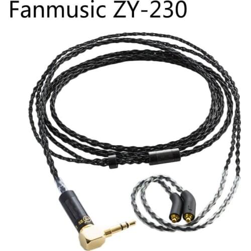 Fanmusic ZY-230 Earphone Hifi Music Ungraded Cable 3.5mm Stereo Cord