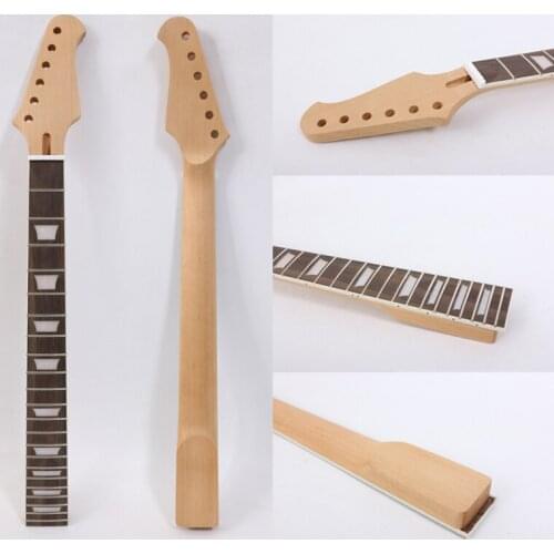 Rosewood fingerboard Guitar Neck 22Fret 25.5 Inch Electric Guitar Project unfinished#L