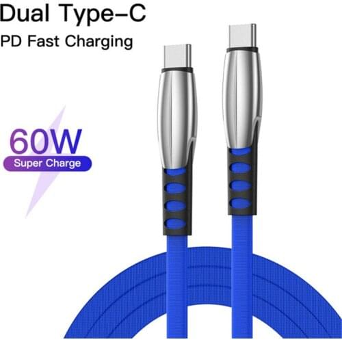 3A USB C to USB Type C for Samsung S20 PD 60W Cable for MacBook Pro iPad Pro 2020 Quick Charger 4.0 USB-C Fast USB Charge Cord