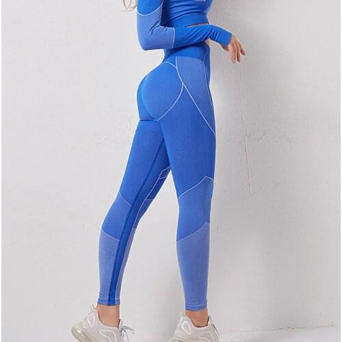 Fitness suit peach hip-lifting high-waist breathable tight-fitting yoga fitness trousers