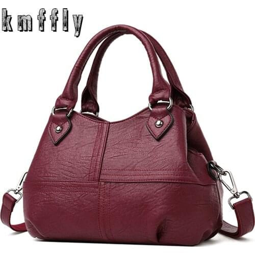 Hot Sale Fashion Patchwork Sheepskin Shoulder Crossbody Bags Ladies Leather Women Bags Women Leather Handbags Ladies Hand Bags