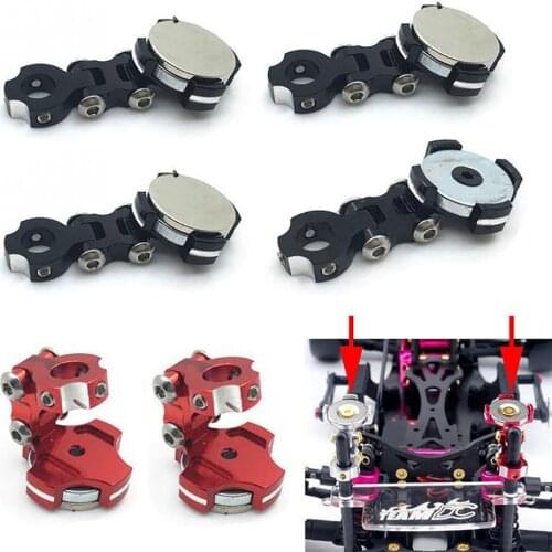 Magnetic Car Shell Post Mount Invisible Body Post Mount for 1/10 SCX10 D90 Sakura D3 D4 RC Car Modification Parts