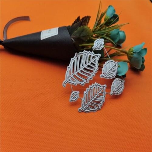 Leaves Metal Cutting Dies for Scrapbooking Handmade Tools Mold Cut Stencil New 2021 DIY Card Make Mould Model Craft Decoration