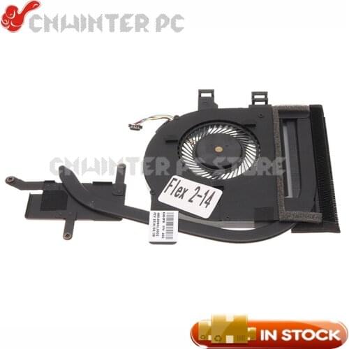 NOKOTION For Lenovo Flex 2-14 14 inch Genuine CPU Cooling Fan with Heatsink 460.00X01.0002