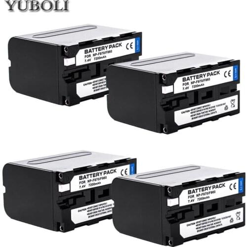 NP F960 NP F970 NP-F960 NP-F970 F950 Battery +LED USB Charger For Sony PLM-100 CCD-TRV35 MVC-FD91 MC1500C L10 TR555 VX2200E D77