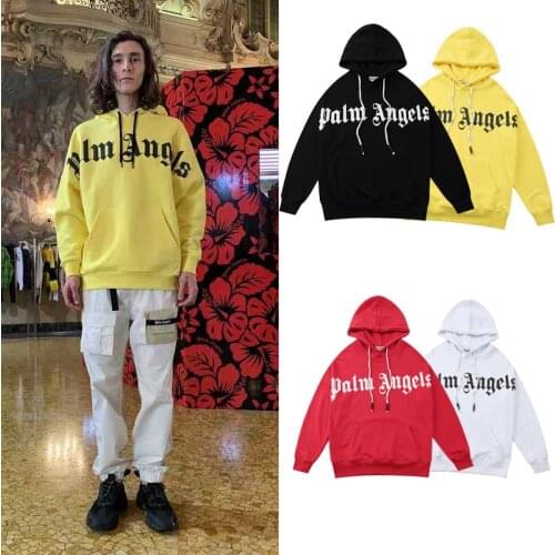 Palm Angels large letters printed street hip-hop Sweatshirts hooded men women couple wholesale
