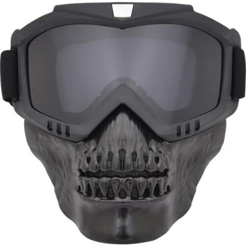 Military Tactical Goggles with Removable Skull Mask Anti-impact Shooting Paintball Glasses Sports CS War Game Hunting Eyewear