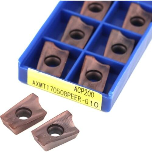 High quality AXMT170508PEER-G ACP200 carbide Milling inserts External Turning Tool CNC lathe tool metal processing turning tools