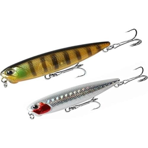 1Pcs Mini Fishing Lure Floating Pencil Bait 5mm 3g Crankbait Artificial Plastic Hard Baits Wobblers Bass Pike Fishing Tackle