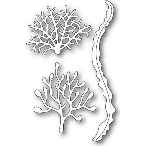 2021 AliliArts Metal Cutting Dies Coral & kelp diy Scrapbooking Photo Album Decorative Embossing PaperCard Crafts Die