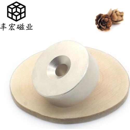 80*20-10 industrial strong magnet with hole sucker NdFeB permanent countersunk magnet temperature resistant earthquake resistant