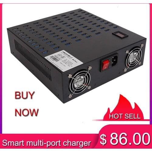 80 ports fast charging USB multi-port charger station for iphone Samsung Xiaomi Tablet etc other electronic product