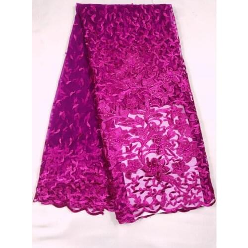 11colors option African Lace Fabric embroidered Pretty Latest French Net Lace YG-508 Fabric For Evening Dress High Quality