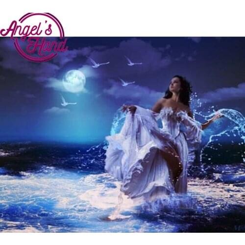 Needlework 3Dspuare&round diamond embroidery fairy full resin diamond with picture home decor mosaic diy diamond painting people