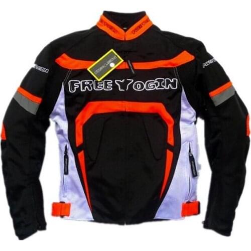 Free shipping 1pcs 2016 New Outdoor Sports Motorcycle Suit Racing Suits Armor Riding Protective Jacket with 5pcs pads