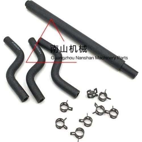 Free shipping for Fuel injector return pipe 4JB1 4JG1 Daewoo DH55 Shengang SK60 Hitachi 70 fuel injector oil pipe