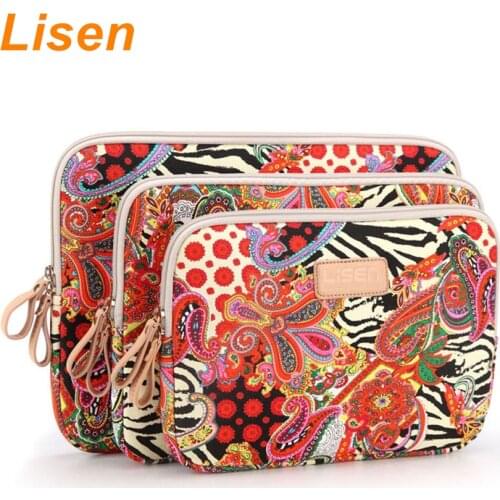 Brand Lisen Flower Laptop Bag 11",12",13",14",15",15.6 inch,Waterproof Sleeve Case For MacBook Notebook Air Pro 13.3",Dropship