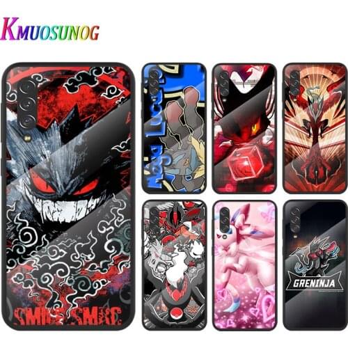 Pet Baby Pokémon For Samsung Note 20 10 9 8 Ultra Lite Plus 5G A70 A50 A40 A30 A20 A10 Tempered Glass Phone Case